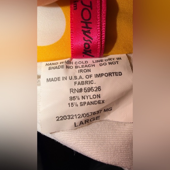 BETSY JOHNSON LARGE brand new Polka Dot Yellow Bikini Set - Picture 7 of 9